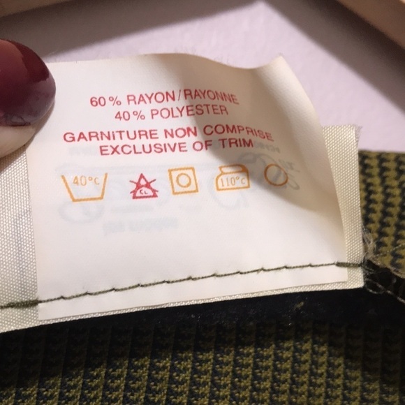 Vintage Olive Green Blazer - Picture 6 of 10